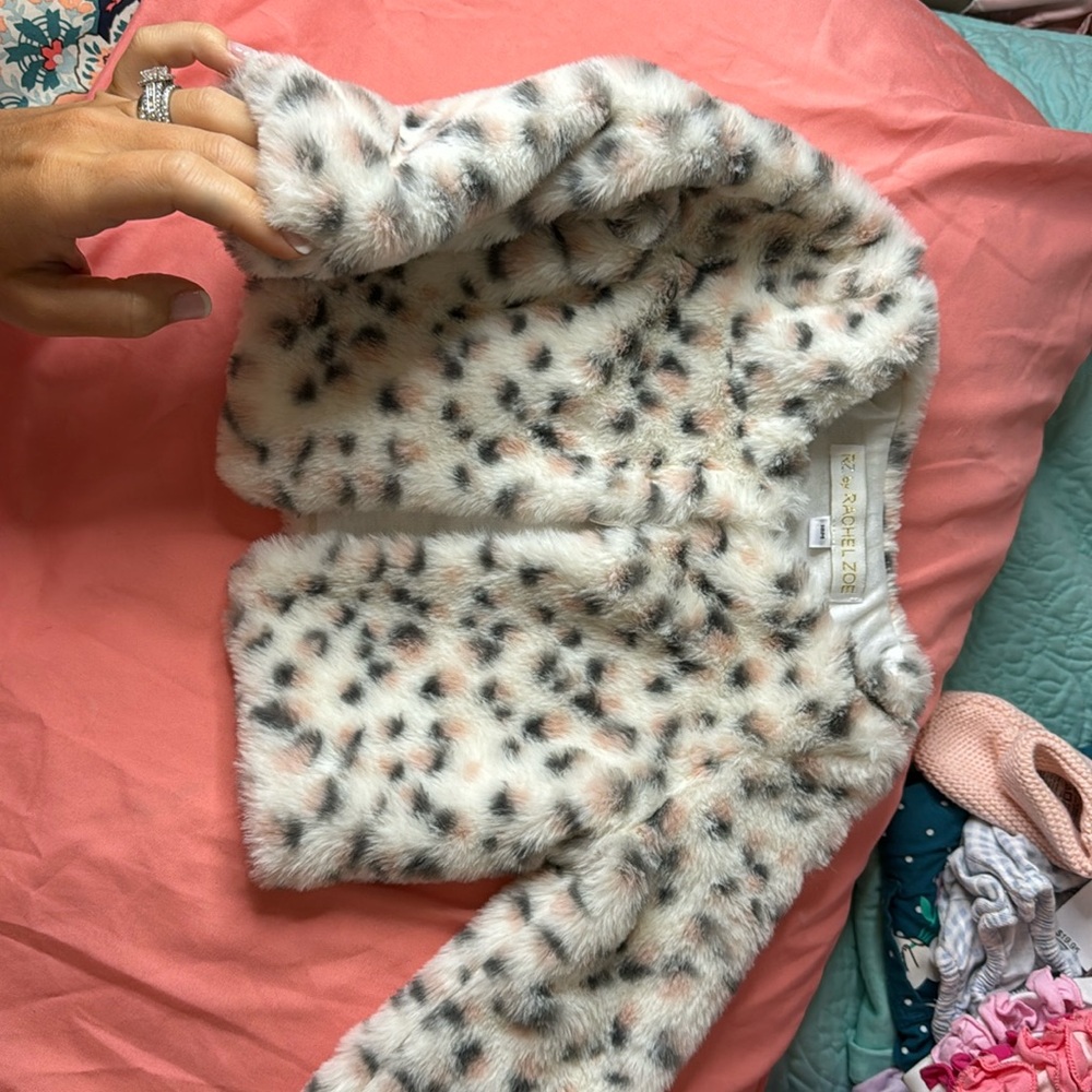 Faux fur coat
